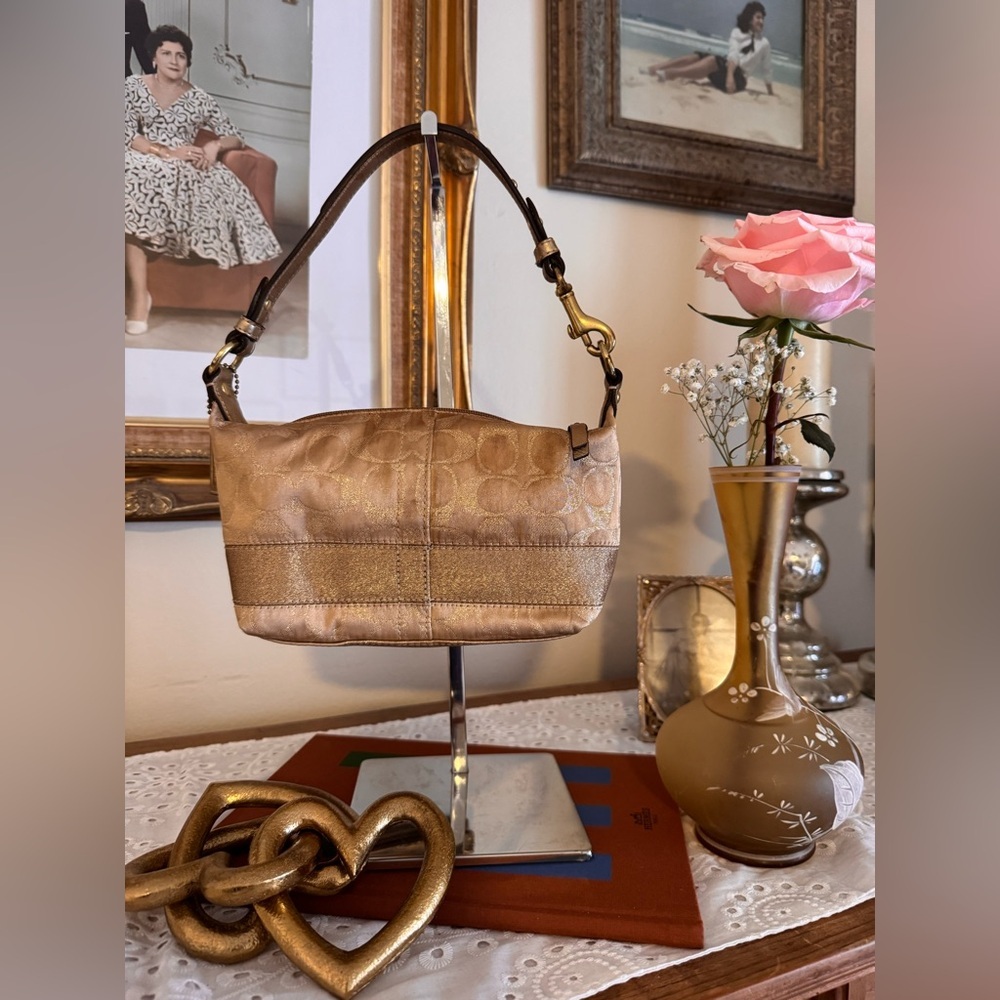 Coach Gold Handbag
